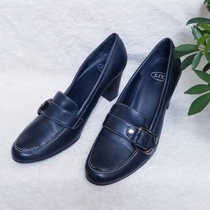 Fabulous Career Dark Navy 3" S.R.O. Heels